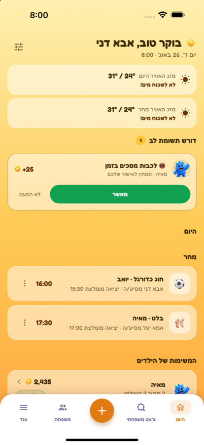 היום של ההורה